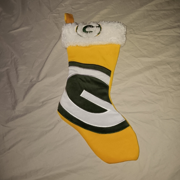 Green Bay Packers Christmas Stocking Holiday 17" Team Colors Forever Collectible - Picture 1 of 3